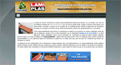 Desktop Screenshot of membranaenpasta.com