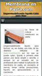 Mobile Screenshot of membranaenpasta.com