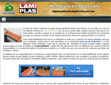 Tablet Screenshot of membranaenpasta.com